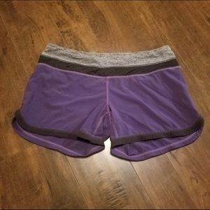 Lululemon speed shorts